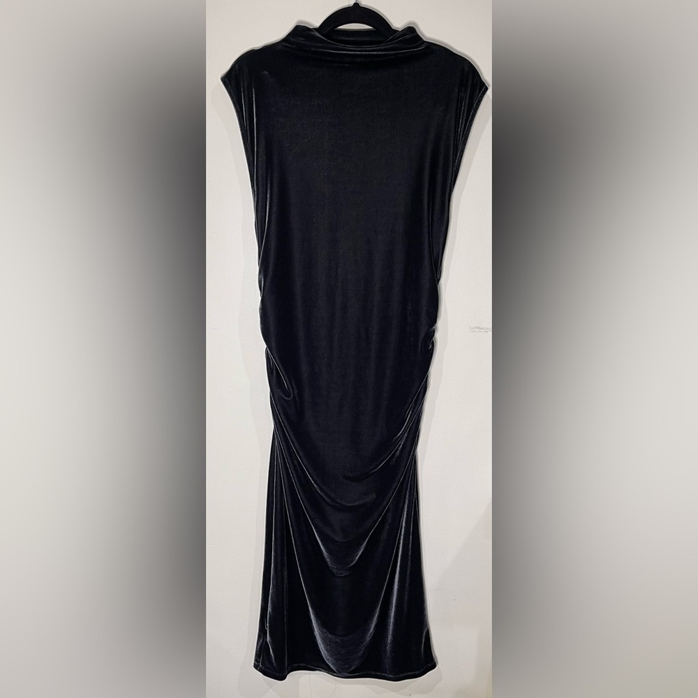 a new day Charcoal velvet sheath dress